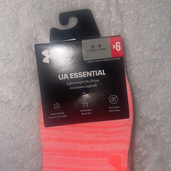 ❤️NEW!!!❤️ Under Armour Essential Light lweight 6 pairs in a pack. No show. - Picture 11 of 12